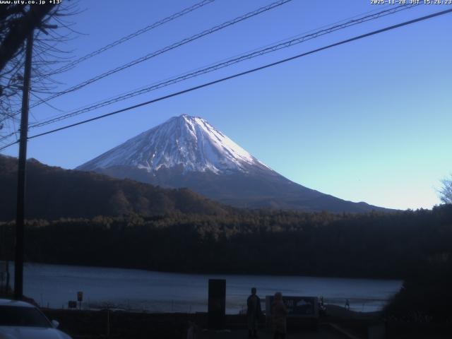 西湖からの富士山