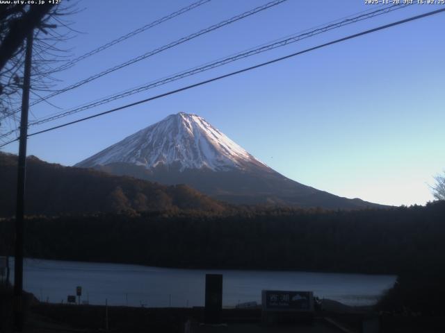 西湖からの富士山