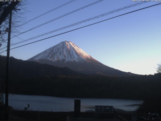 西湖からの富士山
