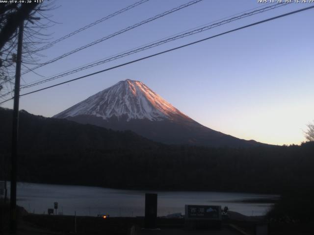 西湖からの富士山