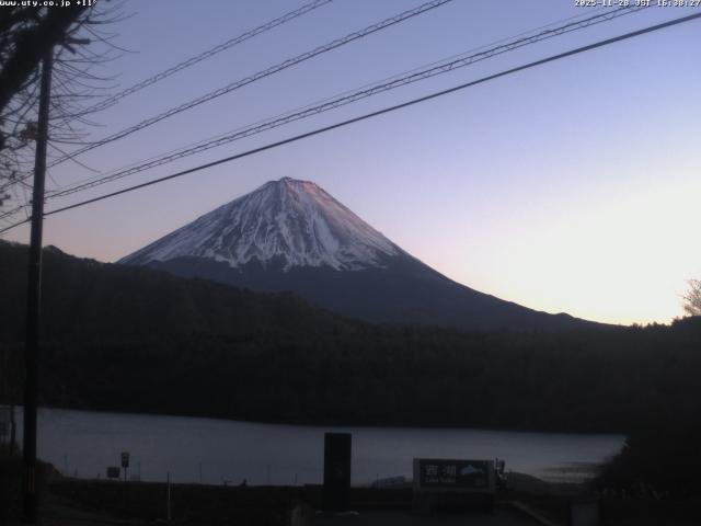 西湖からの富士山