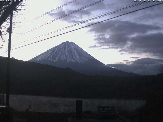 西湖からの富士山