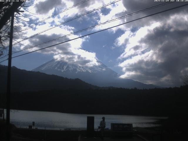 西湖からの富士山