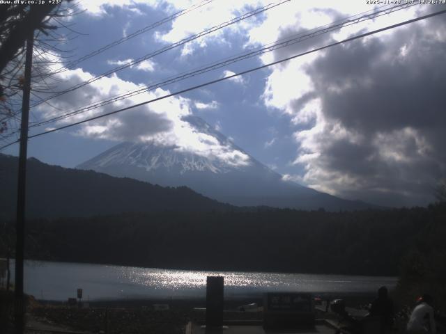 西湖からの富士山