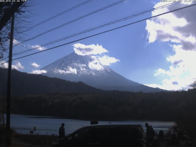 西湖からの富士山