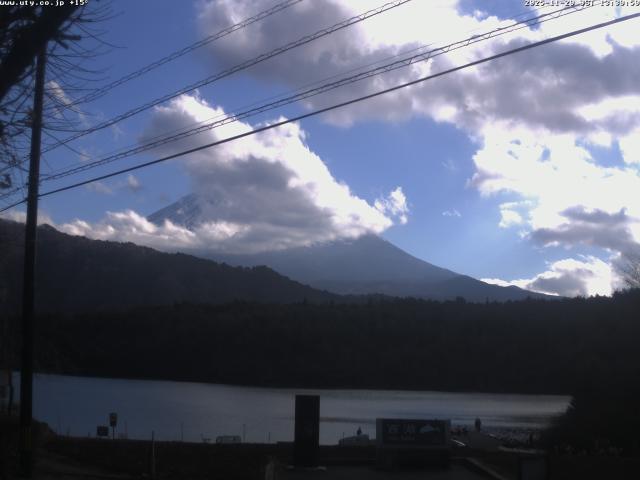 西湖からの富士山