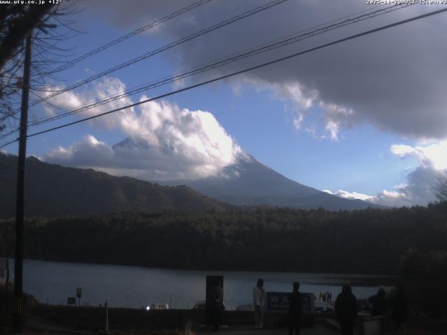 西湖からの富士山