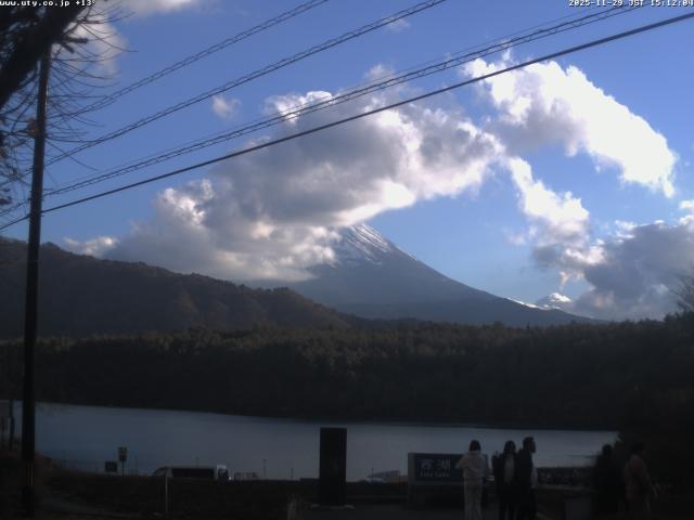 西湖からの富士山