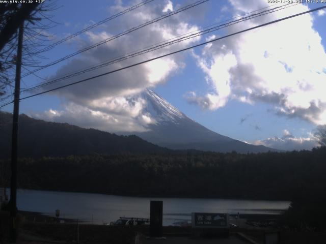 西湖からの富士山