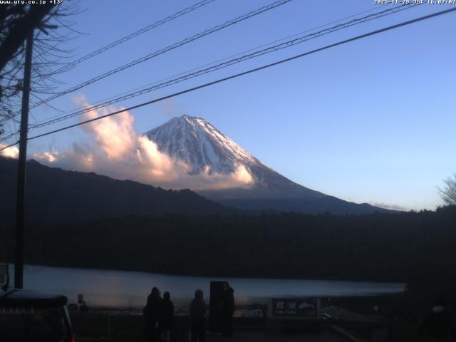 西湖からの富士山
