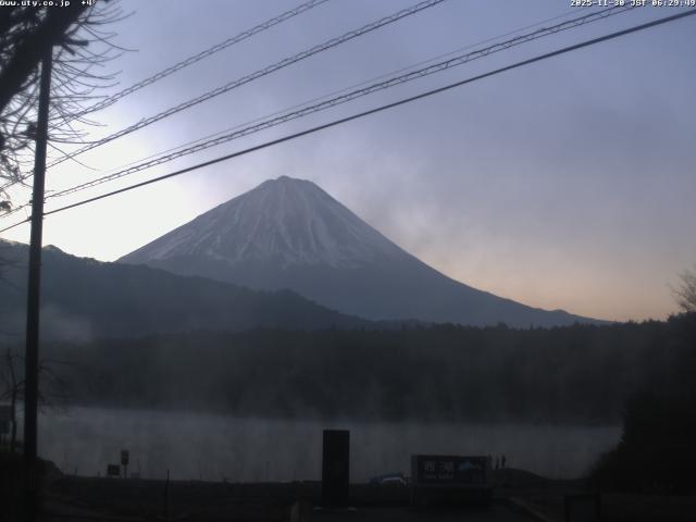 西湖からの富士山