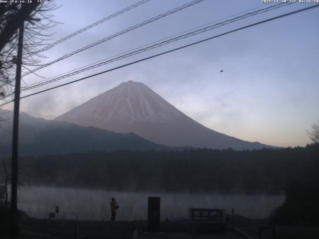 西湖からの富士山
