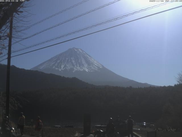 西湖からの富士山