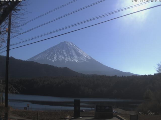 西湖からの富士山