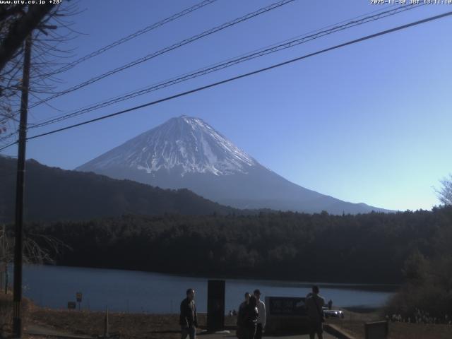 西湖からの富士山