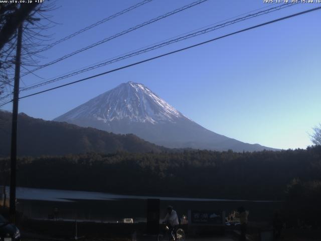 西湖からの富士山