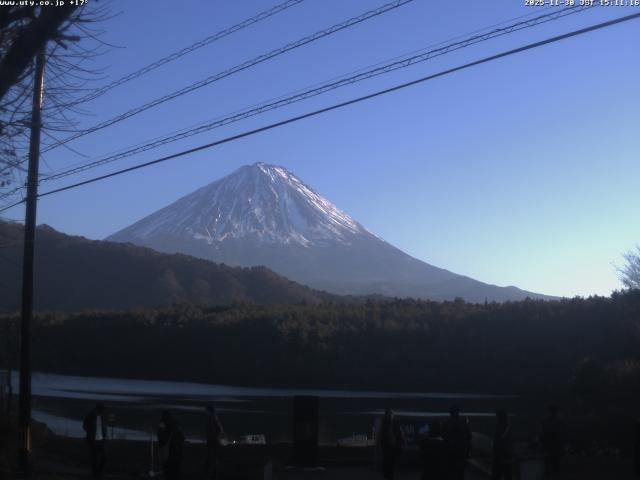 西湖からの富士山