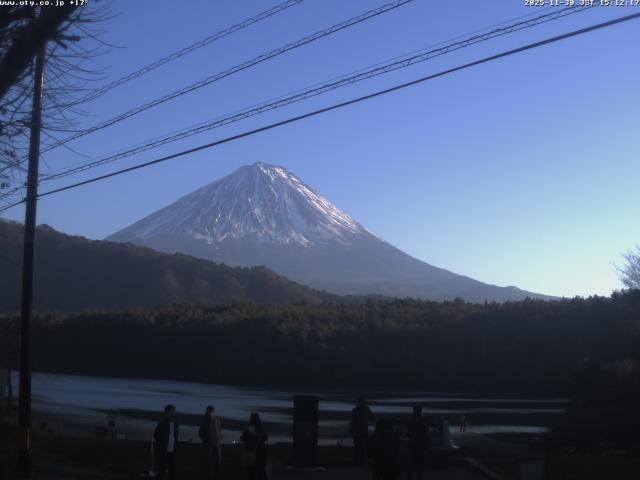 西湖からの富士山
