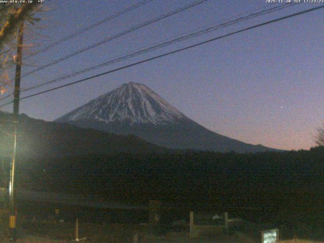 西湖からの富士山