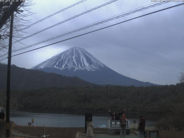 西湖からの富士山