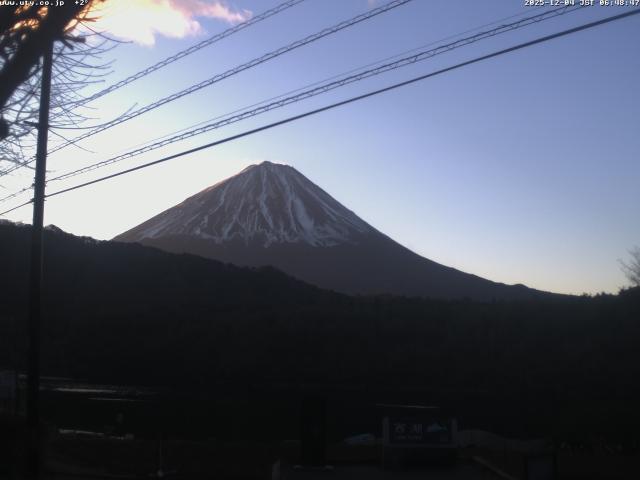 西湖からの富士山