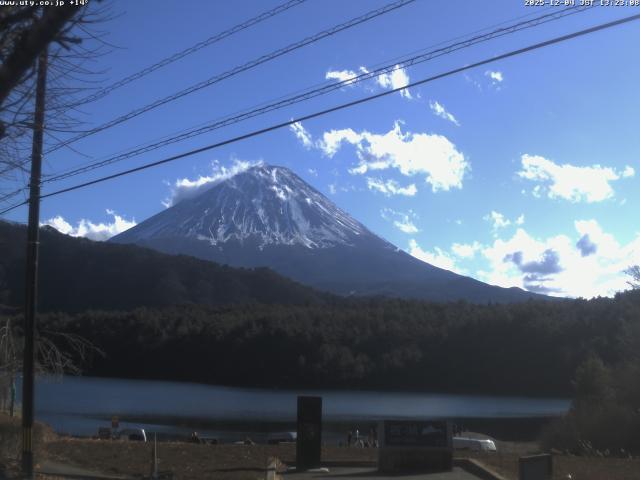 西湖からの富士山