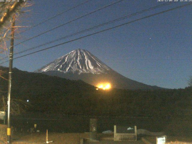 西湖からの富士山