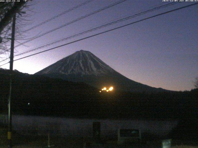 西湖からの富士山