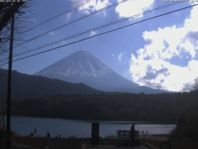 西湖からの富士山