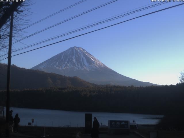 西湖からの富士山