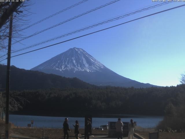 西湖からの富士山