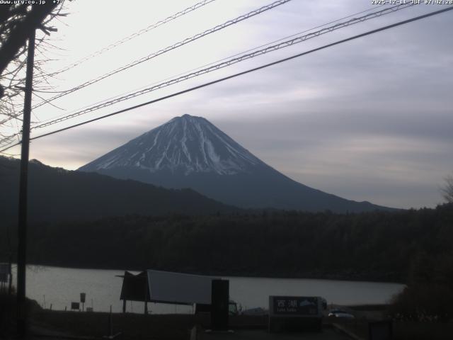 西湖からの富士山
