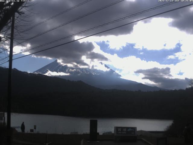 西湖からの富士山