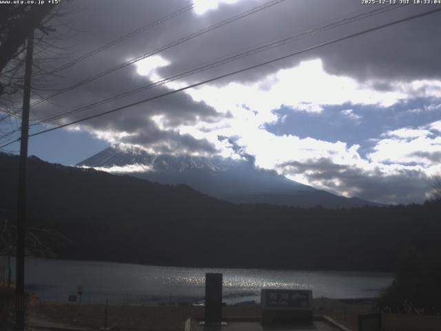 西湖からの富士山