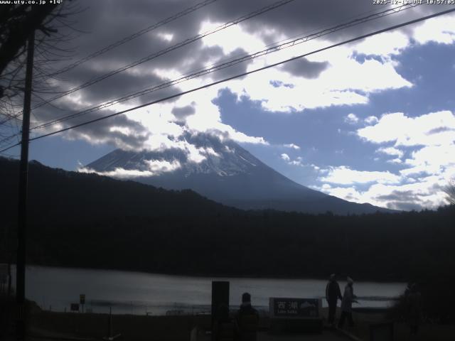西湖からの富士山