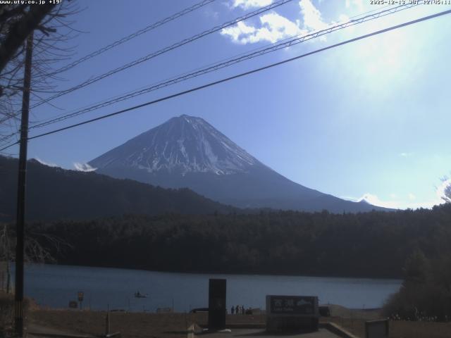 西湖からの富士山