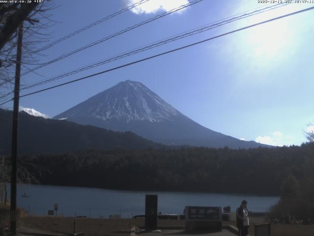 西湖からの富士山
