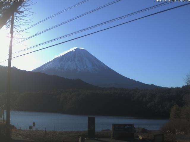 西湖からの富士山