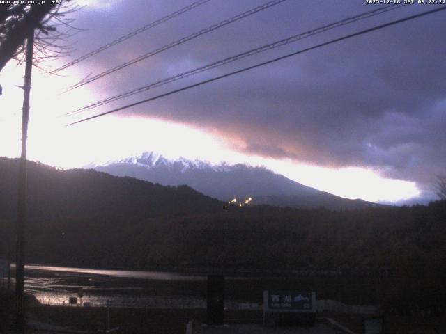 西湖からの富士山