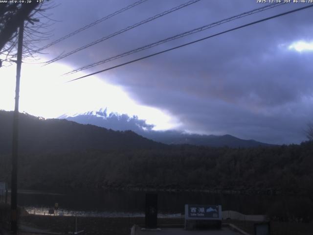 西湖からの富士山
