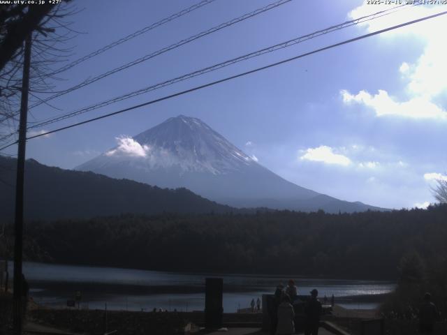 西湖からの富士山
