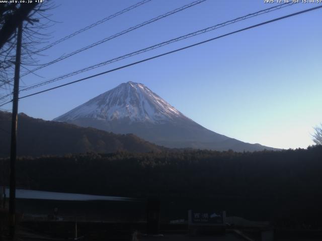 西湖からの富士山