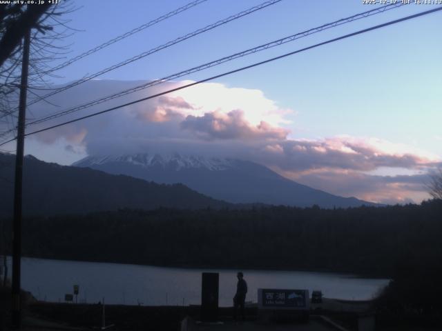 西湖からの富士山