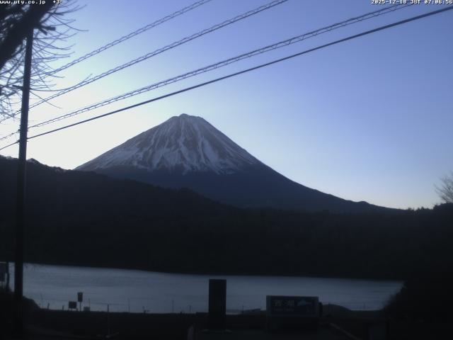 西湖からの富士山