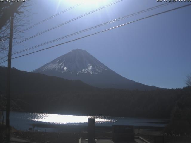 西湖からの富士山
