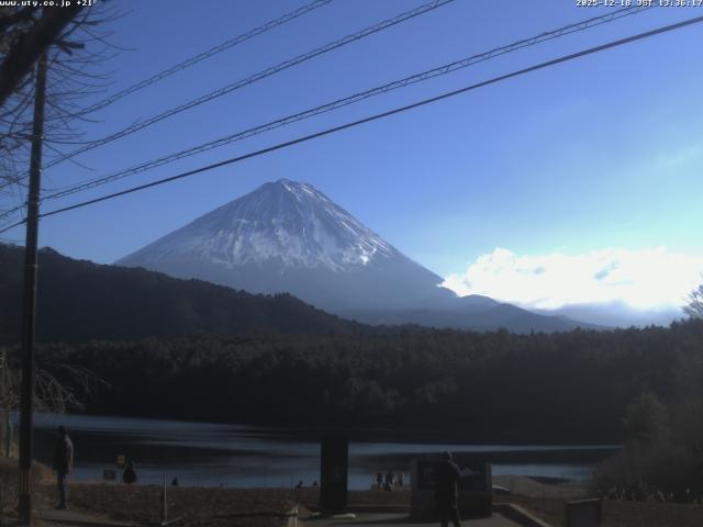 西湖からの富士山