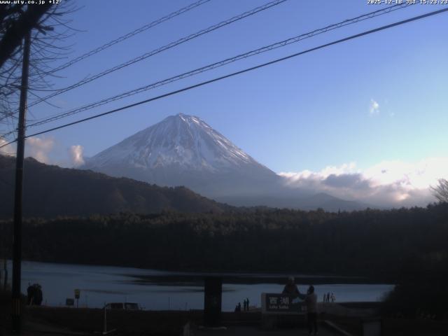 西湖からの富士山