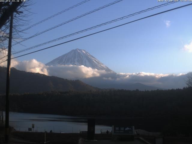西湖からの富士山