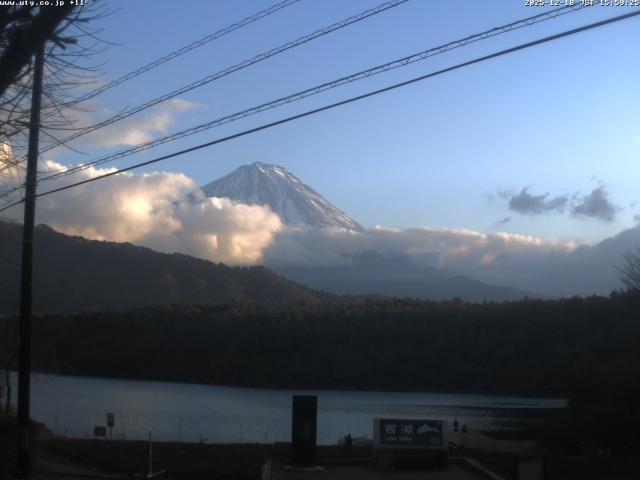 西湖からの富士山