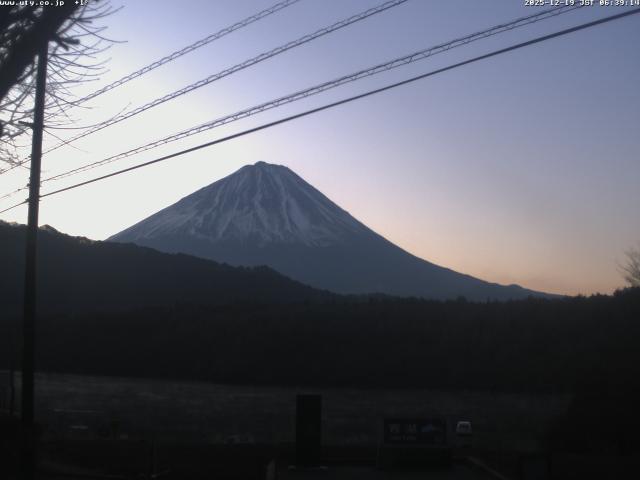 西湖からの富士山